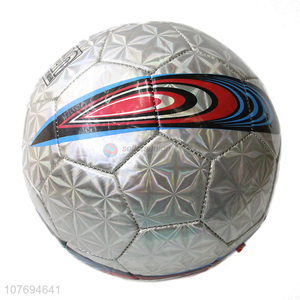 Best quality sliver football soccer ball for sports training