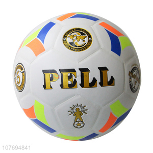 Popular product colourful football soccer ball for match