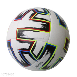 Wholesale new design football soccer ball for match training