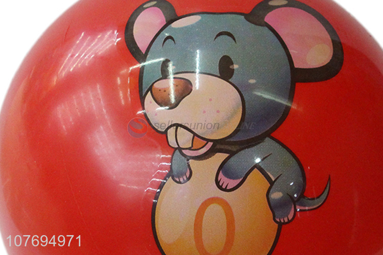 Hot product safety inflatable labeling toy ball for kids