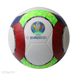 Good selling durable colourful football soccer ball for match
