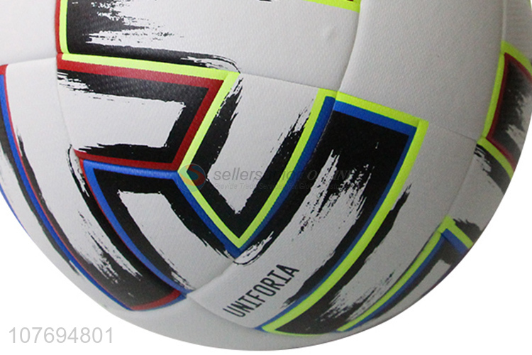 Wholesale new design football soccer ball for match training