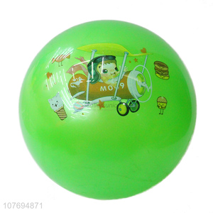 Label sticker printing PVC bounce ball sport toy ball 