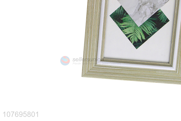 Wholesale modern yellow grid photo frame tabletop ornaments