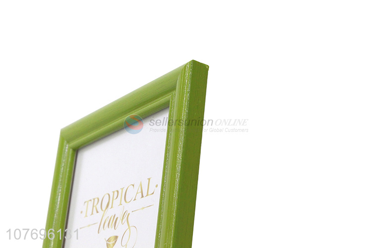 Low price tabletop photo frame plastic picture frame