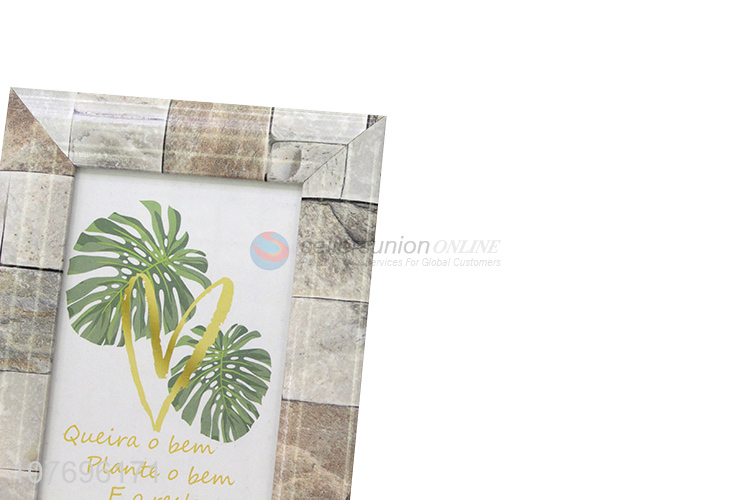 Recent product home ornaments stone pattern family picture frame