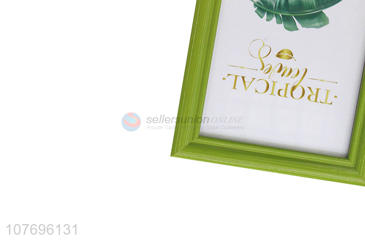 Low price tabletop photo frame plastic picture frame