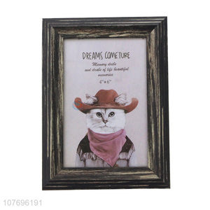 Best selling scruffy plastic picture frame for home decoration