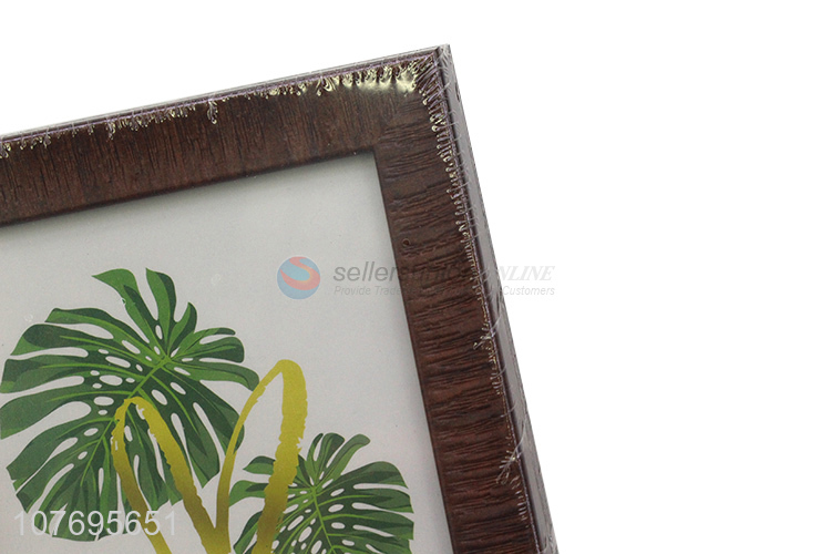 Low price modern minimalist imitated wood picture frame