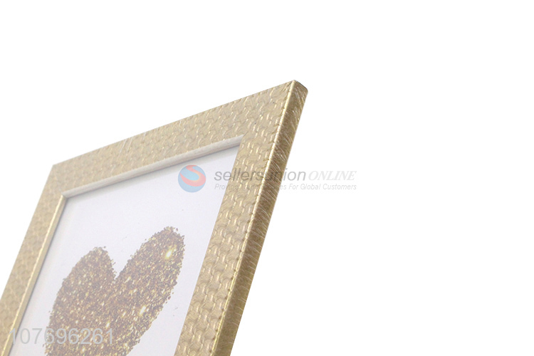 Good quality gold photo frame picture frame for tabletop decoration