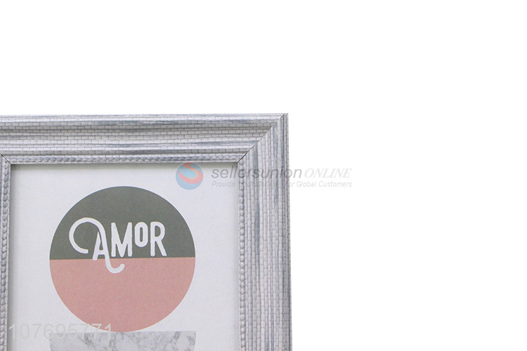 Hot products home ornaments gray grid family picture frame