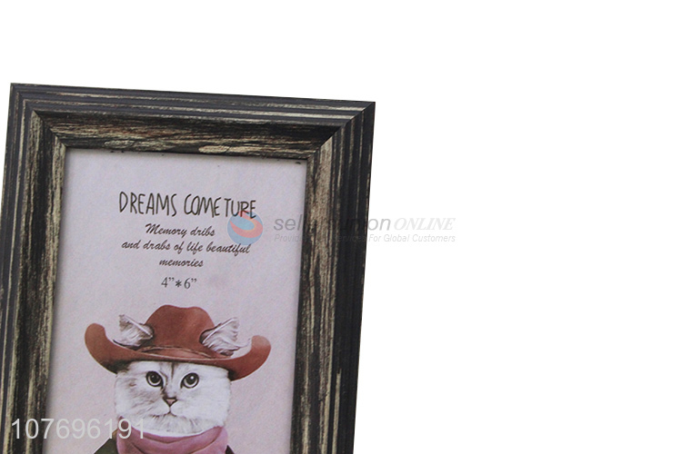 Best selling scruffy plastic picture frame for home decoration