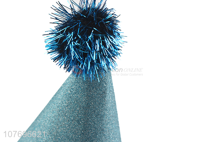 Hot selling glitter birthday party hat paper hat for children