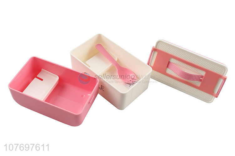 Good Quality Double Layer Lunch Box Bento Box With Handle