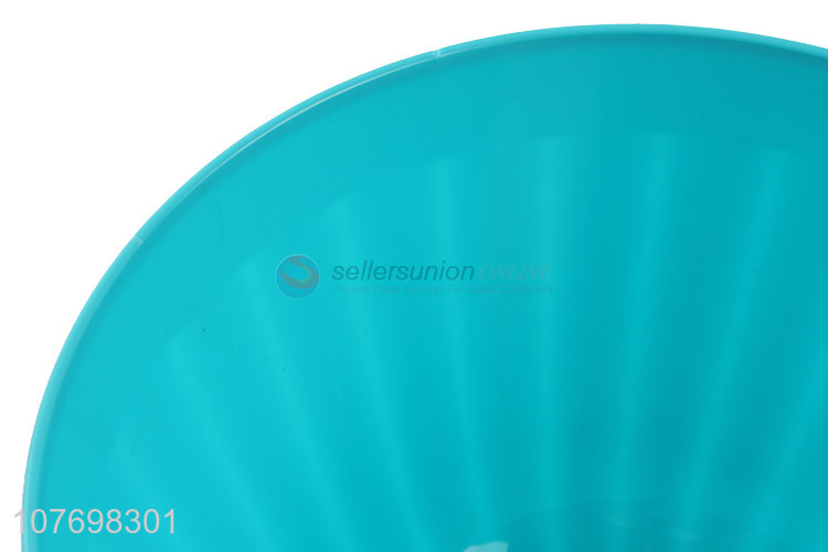 High Quality Colorful Plastic Salad Bowl Fashion Tableware