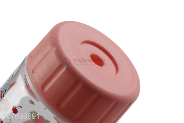 Wholesale red cartoon water cup can carry portable water bottle
