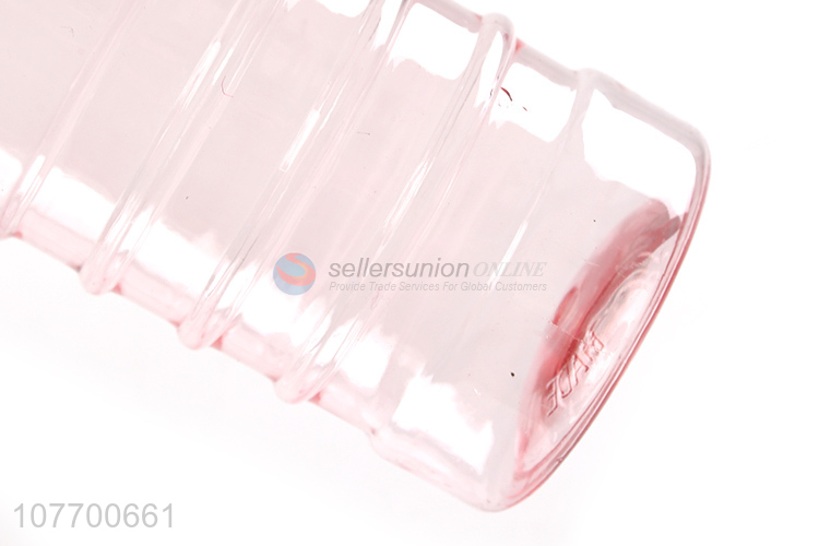 Factory supply plastic pink suda bottle water bottle