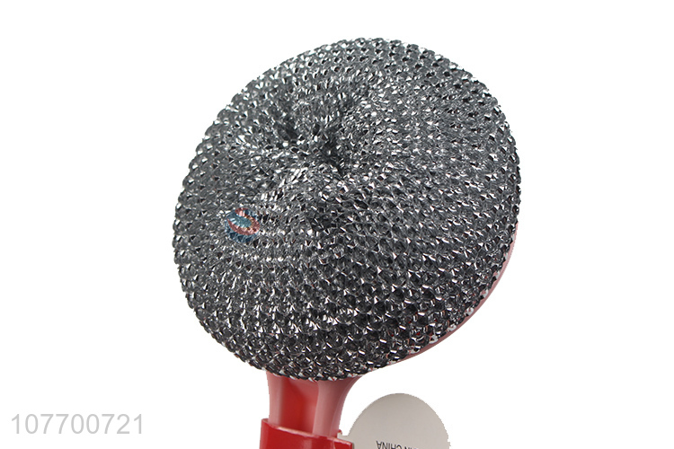 Hot sale kitchen cleaning stainless steel wire brush scourer ball 