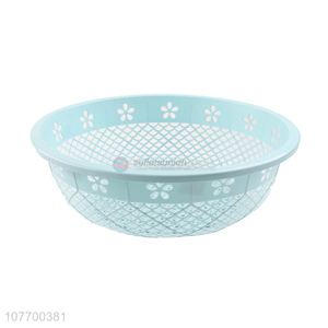 Top product blue plastic vegetable fruit drain basket