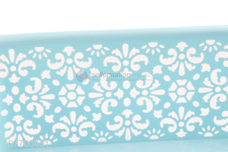 Hot product cheap storage basket with flower pattern