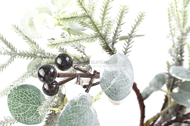 New arrival Christmas garland Christmas wreath with artificial berries