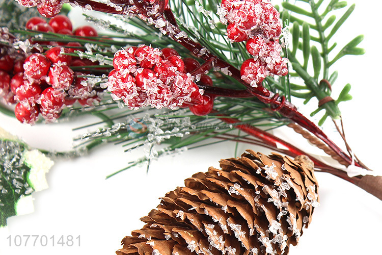 Promotional decorative artificial pine needle Christmas spicks and sprays