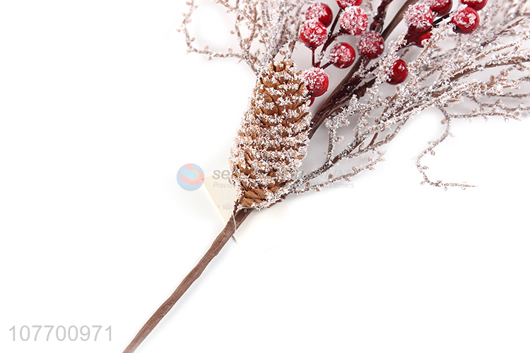 Wholesale Christmas picks and sprays artificial sprig holiday decoration
