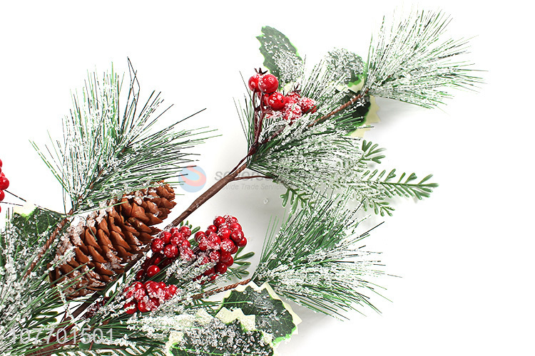 Good sale holiday Christmas tree branch with pinecone & red berries