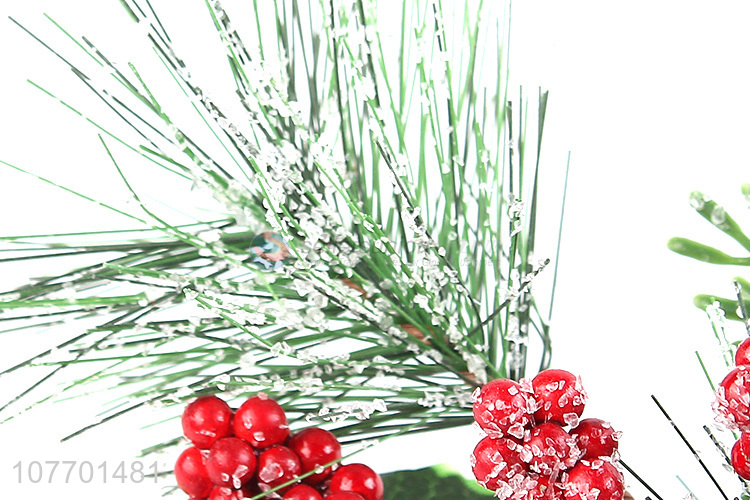 Promotional decorative artificial pine needle Christmas spicks and sprays
