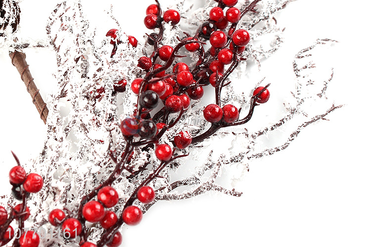 Hot product Xmas decoration long vine with pinecone and red brerry