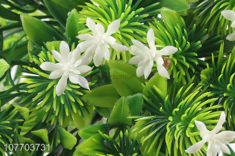 Wholesale potted indoor beautiful decoration plastic artificial flowers