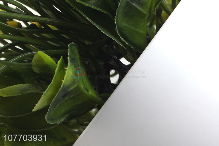 Hot sale potted plant cabinet green plant decoration plastic artificial flower