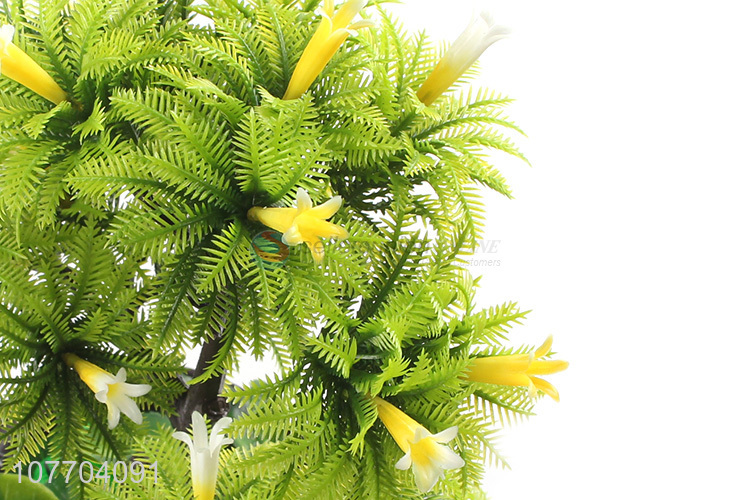 Explosion simulation plant bonsai indoor and outdoor decorative plastic flowers