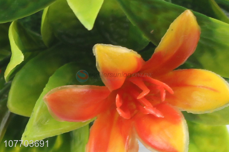 Artificial fake flower potted ornaments plastic bonsai indoor plant decoration