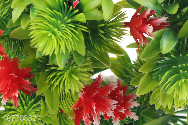 High quality beautification plastic fake flower potted indoor