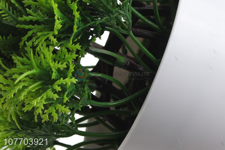 High quality beautification plastic fake flower potted indoor