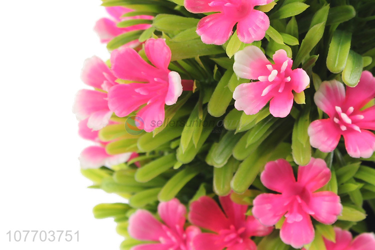 Beautiful and generous indoor potted plastic artificial flower decoration