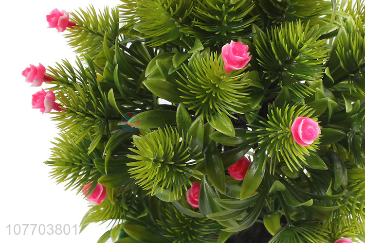 Wholesale home furnishings interior decoration fake flower potted plants