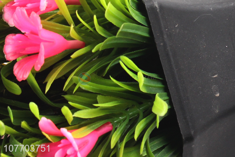 Beautiful and generous indoor potted plastic artificial flower decoration