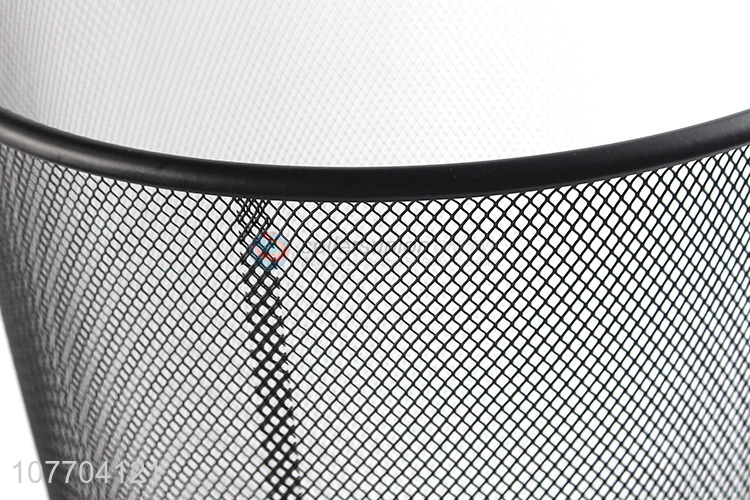 High quality large metal mesh dustbin iron garbage can