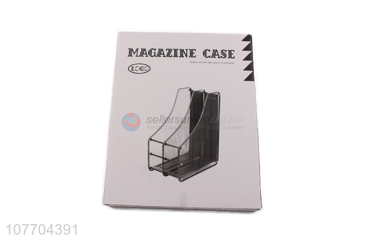 Factory direct sale metal mesh magzine holder document holder organizer