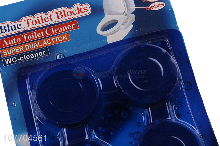 High quality blue bubble toilet cleaner block for cleaning