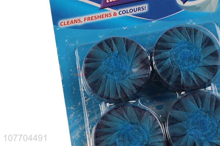 Low price eco friendly blue toilet bubble cleaner toilet block 