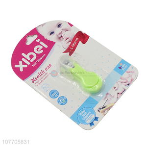 Wholesale baby nail care tool baby nail clipper with cover