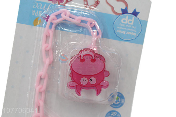 Latest design baby soother clip infant pacifier holder