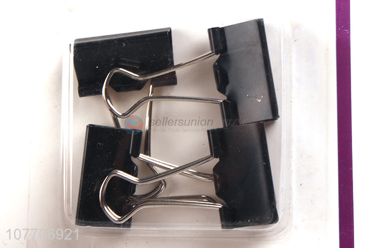Good quality office binding tool black metal No. 4 dovetail folder