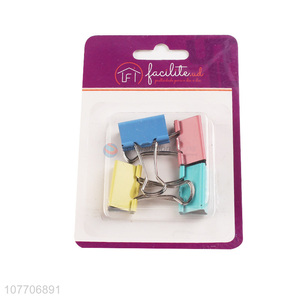 Hot Selling Office Binding Tool Folder No. 4 Color Dovetail Clip