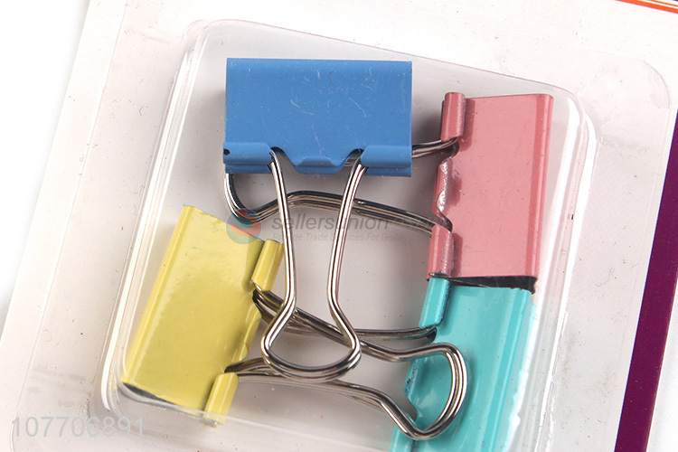 Hot Selling Office Binding Tool Folder No. 4 Color Dovetail Clip