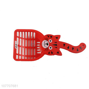 Factory direct sale of red cat litter shovel for shoveling poop