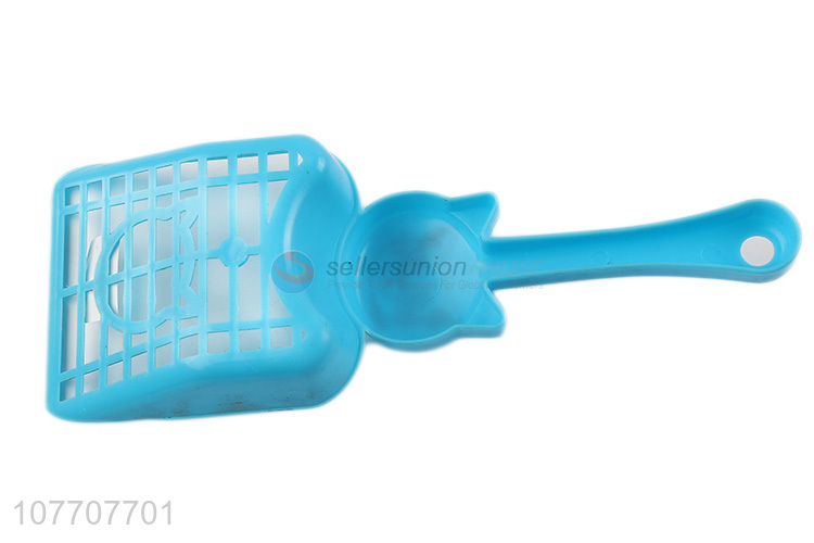 New arrival blue poop shovel tool for sale pet cat litter shovel